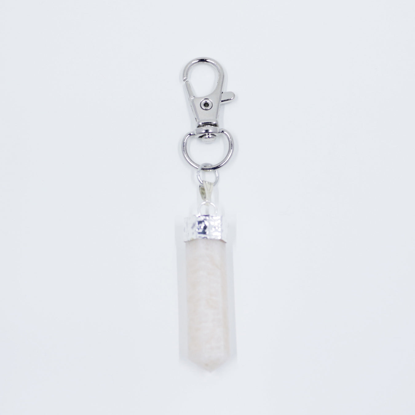 Cream Moonstone energy crystal set of necklaces and clip pendants | Hound and Friends