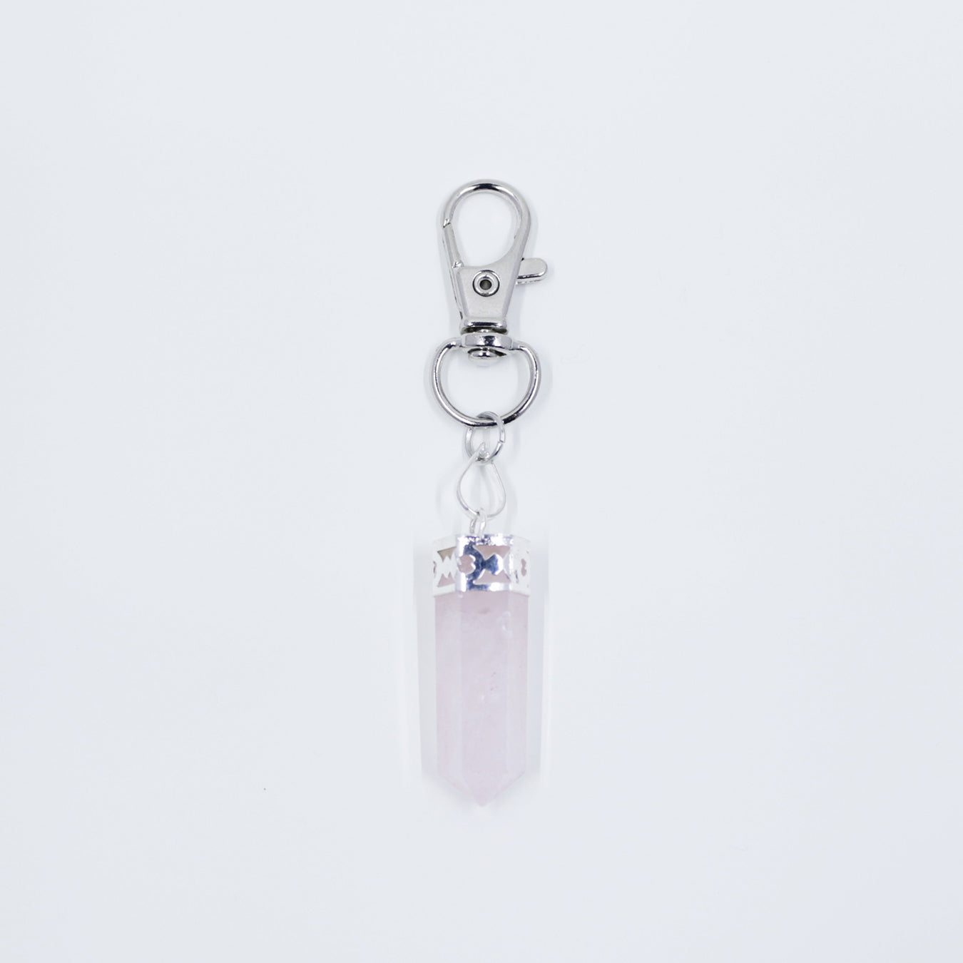 Chakra Crystal Keychain Clip Healing Gemstone Keychain 