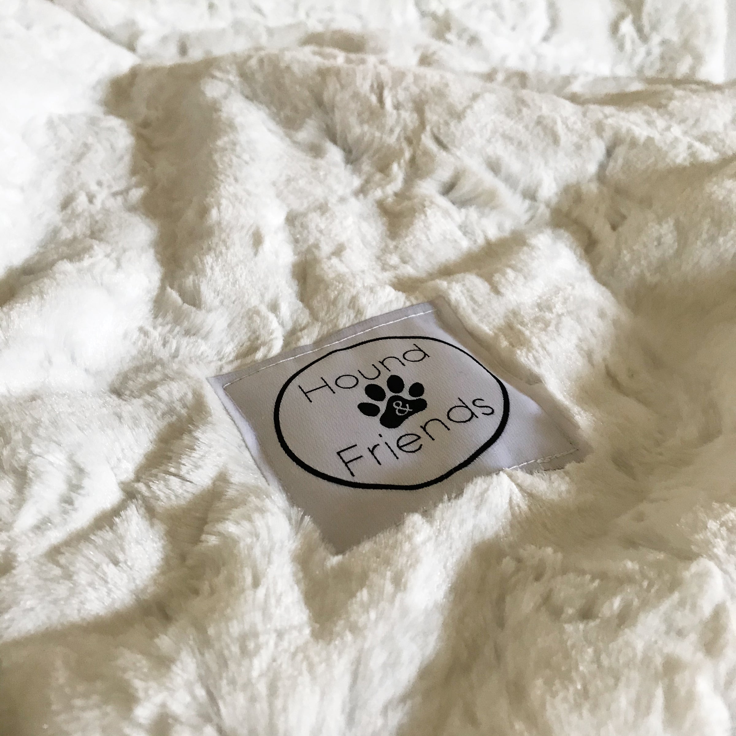 Luxury Faux Fur White Blankets for your pets and people from Hound and Friends