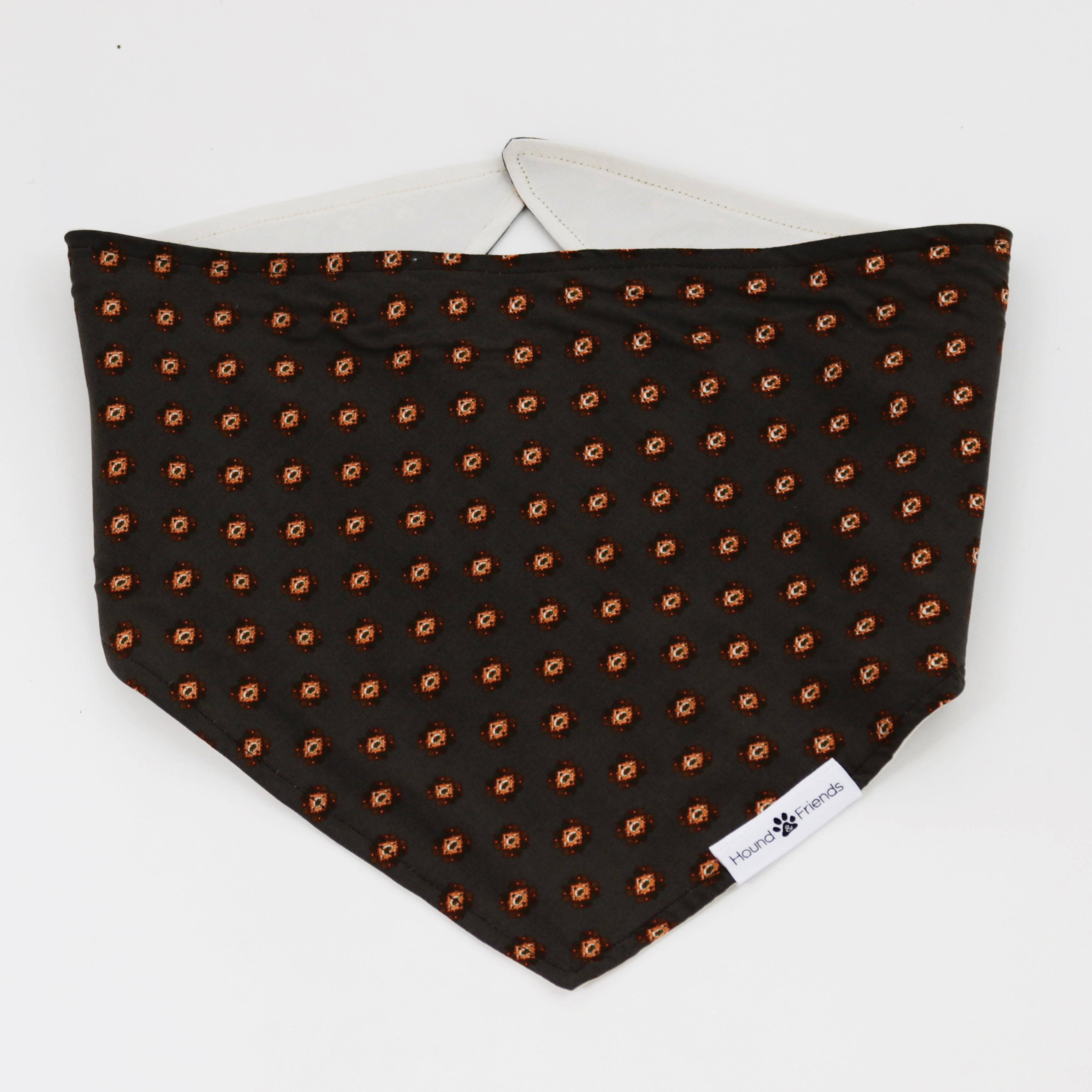 Hogan Reversible Dog Bandana matching with owners | Hound and Friends