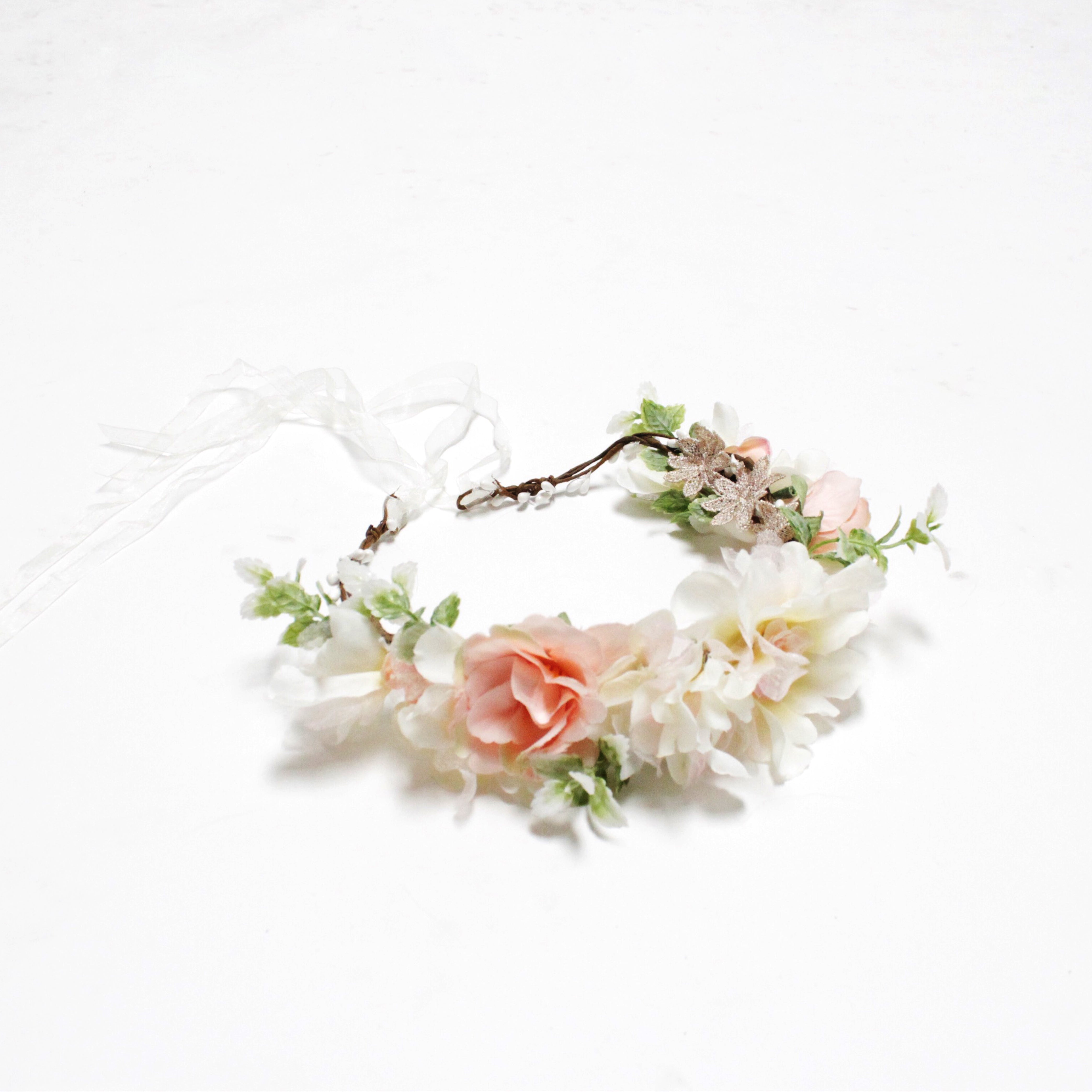 Loxley Wedding Flower Crown for people and their pets from Hound and Friends.