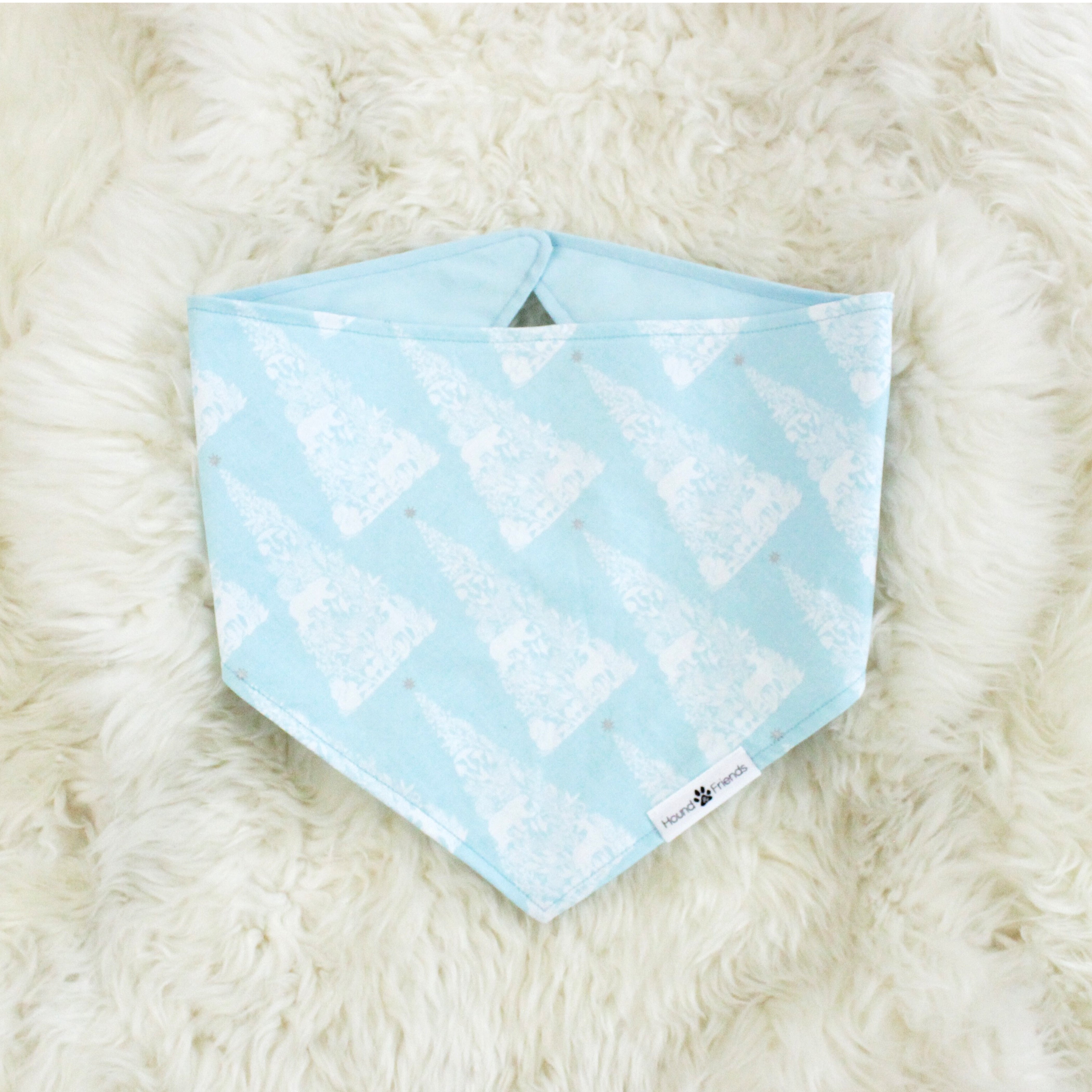 Robbin Reversible Tie On Dog Bandana | Hound and Friends